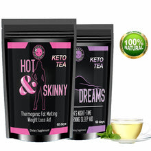 Load image into Gallery viewer, 60 DAYS + 60 NIGHTS DETOX COMBO✶ EXTREME WEIGHT LOSS DIET ✶ Slimming BURN FAT TEA