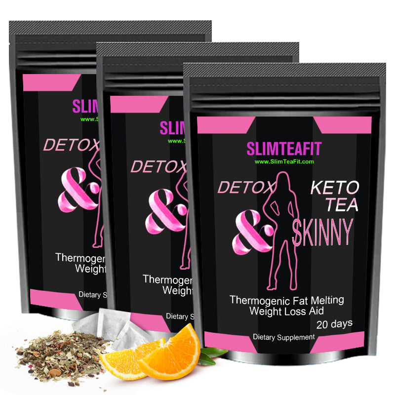 20 DAYS DETOX (PINK) HOT & SKINNY✶ EXTREME WEIGHT LOSS DIET ✶ Slimming BURN FAT TEA