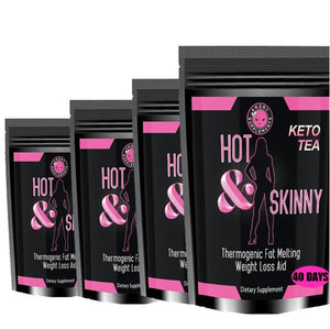 40 DAYS DETOX (PINK) HOT & SKINNY✶ EXTREME WEIGHT LOSS DIET ✶ Slimming BURN FAT TEA